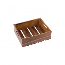 Κουτί Μπουφέ ξύλινο ακακίας με λαβές GN1 2x11cm βάθος TableCraft c484522 Κουτί Μπουφέ ξύλινο ακακίας με λαβές GN1 2x11cm βάθος TableCraft c484522
