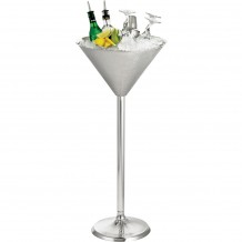 Σαμπανιέρα INOX με πόδι σε σχέδιο ποτηριού Martini 4 4Lt φ37xΥ82 5cm TableCraft c484538 Σαμπανιέρα INOX με πόδι σε σχέδιο ποτηριού Martini 4 4Lt φ37xΥ82 5cm TableCraft c484538