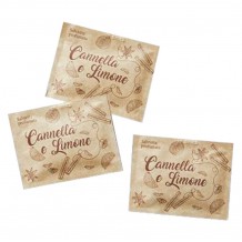 Πακέτο 500 τμχ Υγρά Μαντηλάκια με άρωμα Κανέλα amp Λεμόνι 9x7cm Leone c484630