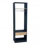 SYSTEM ΝΤΟΥΛΑΠΑ ΜΑΥΡΟ SONOMA 90x50xH180cm c484631