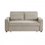CUBO ΚΑΝΑΠΕΣ ΚΡΕΒΑΤΙ 3ΘΕΣΙΟΣ LATTE 172x89xH89cm c484666