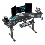 Gaming Γραφείο Eureka Ergonomic ERK ES71 B US V3 180x60x75εκ c484772