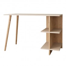 Γραφείο εργασίας Volet pakoworld σε oak sandstone απόχρωση 114x56x76εκ c484790