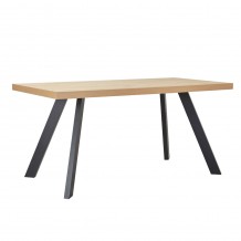 VILLE ΤΡΑΠΕΖΙ ΦΥΣΙΚΟ ΣΚΟΥΡΟ 160x80xH76cm c484990 VILLE ΤΡΑΠΕΖΙ ΦΥΣΙΚΟ ΣΚΟΥΡΟ 160x80xH76cm c484990