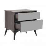 SPECCHIO ΚΟΜΟΔΙΝΟ 2ΣΥΡΤΑΡΙΑ ΜΑΥΡΟ OAK ΚΑΘΡΕΠΤΗΣ 58x39xH55cm c484992