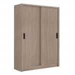 VANITY Ντουλάπα Δίφυλλη Συρόμενη Απόχρωση Sonoma Oak c485022