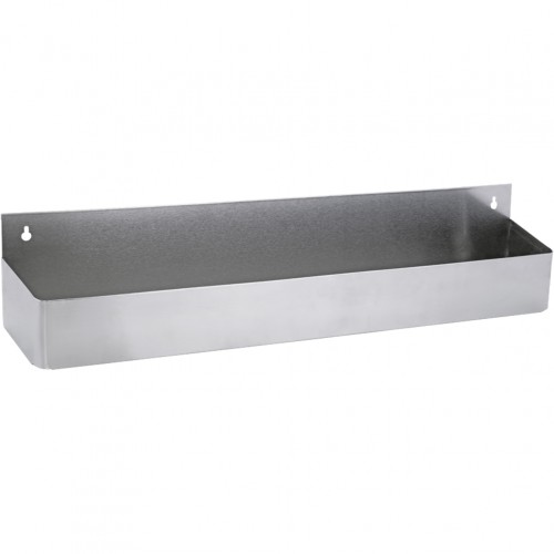 Ράφι Επιτοίχιο INOX 80cm 8 μπουκαλιών για Bar 81x10 5x16 5cm c485041