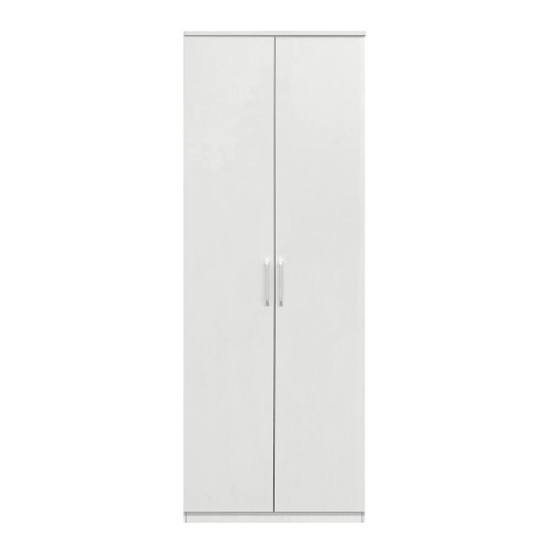 Ντουλάπα Δίφυλλη ArteLibre REIDUN Λευκό Μοριοσανίδα 60x50x195cm c485159
