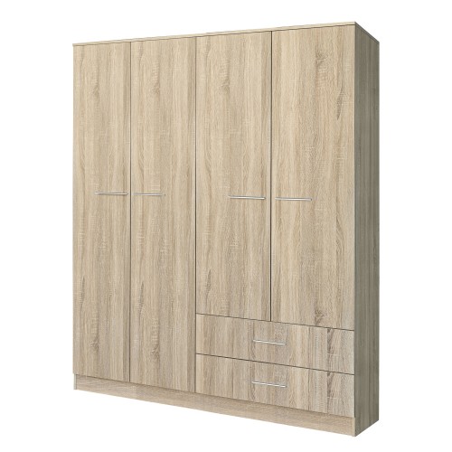 Ντουλάπα ArteLibre SASSA Φυσικό Μοριοσανίδα 120x50x195cm c485165