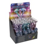 Στυλό Disco Ball Με LED Πλαστικό 16cm Σε 3 Χρώματα c485975