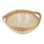 Μπολ ArteLibre Εκρού Μπαμπού Rattan 34 5x30x15cm c486084