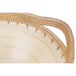 Μπολ ArteLibre Εκρού Μπαμπού Rattan 34 5x30x15cm c486084