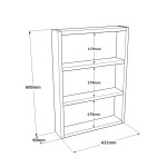 Ράφι Τοίχου ArteLibre EARLS Φυσικό Μοριοσανίδα 43 2x9x60cm c486359