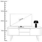 Επιτραπέζιο Φωτιστικό ArteLibre Μαύρο Μάρμαρο 25x25x38cm c486858