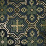 Μαξιλάρι ArteLibre Medallion Πετρόλ Βελούδο 45x45cm c486868
