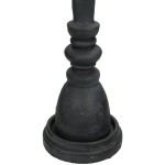 Κηροπήγιο ArteLibre Μαύρο Polyresin 8 5x8 5x25cm c487266