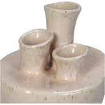Βάζο ArteLibre Ιβουάρ Πορσελάνη 13 5x13x19cm c487570