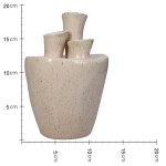 Βάζο ArteLibre Ιβουάρ Πορσελάνη 13 5x13x19cm c487570