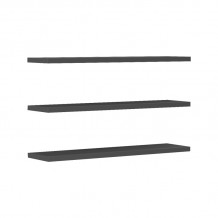 Ραφιέρα τοίχου Divar pakoworld σε γκρι απόχρωση 60x14 5x1 8εκ c487796