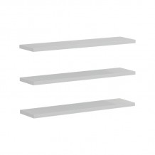 Ραφιέρα τοίχου Divar pakoworld σε λευκή απόχρωση 60x14 5x1 8εκ c487801