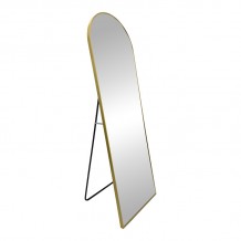 Καθρέπτης Lorens Inart αλουμίνιο σε χρυσή μαύρη απόχρωση 46x40x150εκ c488048
