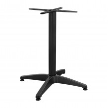 ΒΑΣΗ ΑΛΟΥΜΙΝΙΟΥ 4ΝΥΧΗ 66Χ66X69Υεκ ΜΕ ΣΤΑΥΡΟ 45Χ45εκ HM448 03 ΜΑΥΡΗ c488134