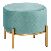 ΣΚΑΜΠΟ SINTA HM8638 07 ΑΠΟ ΦΥΣΤΙΚΙ ΒΕΛΟΥΔΟ ΜΕ ΧΡΥΣΗ ΒΑΣΗ 42x42x38Υ εκ c488180