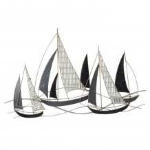 ΜΕΤΑΛΛΙΚΟ ΔΙΑΚΟΣΜΗΤΙΚΟ ΤΟΙΧΟΥ HM7160 ΑΝΘΡΑΚΙ ΛΕΥΚΟ ΧΡΥΣΟ 92x3x56Y εκ c488197