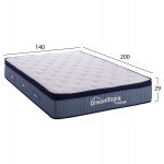 ΣΤΡΩΜΑ DREAMTOPIA σειρά PRIVILEGE HM660 140 POCKET SPRING ΜΕ ΑΝΩΣΤΡΩΜΑ 140X200x29Υεκ c488230