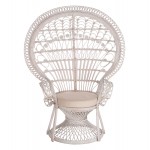 ΠΟΛΥΘΡΟΝΑ ROYAL PEACOCK HM9342 02 RATTAN ΣΕ ΛΕΥΚΟ-ΜΑΞΙΛΑΡΙ ΛΕΥΚΟ 114x72x150Yεκ c488353