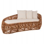 ΚΑΝΑΠΕΣ-ΑΝΑΚΛΙΝΤΡΟ LANTRY HM5991 ΦΥΣΙΚΟ RATTAN- ΛΕΥΚΑ ΜΑΞΙΛΑΡΙΑ 215x60x78Yεκ c488364