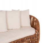 ΚΑΝΑΠΕΣ-ΑΝΑΚΛΙΝΤΡΟ LANTRY HM5991 ΦΥΣΙΚΟ RATTAN- ΛΕΥΚΑ ΜΑΞΙΛΑΡΙΑ 215x60x78Yεκ c488364