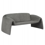 ΚΑΝΑΠΕΣ ΔΙΘΕΣΙΟΣ LAFORGE HM9680 01 ΜΕΤΑΛΛΙΚΟΣ ΣΚΕΛΕΤΟΣ-ΓΚΡΙ ΜΠΟΥΚΛΕ ΥΦΑΣΜΑ 160x80x63Υεκ c488434