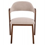 ΚΑΡΕΚΛΑ RIDER HM9734 02 RUBBERWOOD ΣΕ ΚΑΡΥΔΙ-ΥΦΑΣΜΑ ΕΚΡΟΥ 59x59x83Yεκ SET 2τμχ c488581