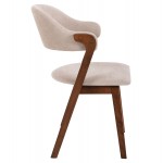 ΚΑΡΕΚΛΑ RIDER HM9734 02 RUBBERWOOD ΣΕ ΚΑΡΥΔΙ-ΥΦΑΣΜΑ ΕΚΡΟΥ 59x59x83Yεκ SET 2τμχ c488581