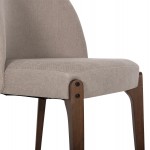 ΚΑΡΕΚΛΑ ΤΡΑΠΕΖΑΡΙΑΣ RAMMER HM9744 02 RUBBERWOOD ΣΕ ΚΑΡΥΔΙ-ΕΚΡΟΥ ΥΦΑΣΜΑ 57x55x86Υεκ SET 2τμχ c488637