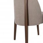 ΚΑΡΕΚΛΑ ΤΡΑΠΕΖΑΡΙΑΣ RAMMER HM9744 02 RUBBERWOOD ΣΕ ΚΑΡΥΔΙ-ΕΚΡΟΥ ΥΦΑΣΜΑ 57x55x86Υεκ SET 2τμχ c488637