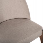 ΚΑΡΕΚΛΑ ΤΡΑΠΕΖΑΡΙΑΣ RAMMER HM9744 02 RUBBERWOOD ΣΕ ΚΑΡΥΔΙ-ΕΚΡΟΥ ΥΦΑΣΜΑ 57x55x86Υεκ SET 2τμχ c488637