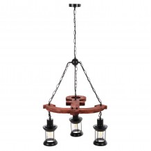 ΦΩΤΙΣΤΙΚΟ ΟΡΟΦΗΣ 3-ΦΩΤΟ HM4115 ΞΥΛΟ-ΜΕΤΑΛΛΟ-ΓΥΑΛΙ 115Υ εκ c488647