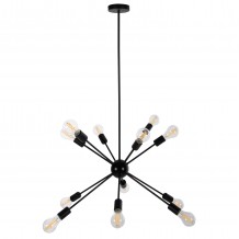 ΦΩΤΙΣΤΙΚΟ ΟΡΟΦΗΣ ΚΡΕΜΑΣΤΟ ΠΟΛΥΦΩΤΟ HM4173 ΜΕΤΑΛΛΟ ΜΑΥΡΟ Φ85x115Υεκ c488655