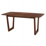 ΤΡΑΠΕΖΙ ΤΡΑΠΕΖΑΡΙΑΣ RINER ΟΡΘΟΓΩΝΙΟ HM9745 MDF ΜΕ ΚΑΠΛΑΜΑ ΚΑΡΥΔΙΑΣ 180x90x76εκ c488688