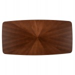 ΤΡΑΠΕΖΙ ΤΡΑΠΕΖΑΡΙΑΣ RINER ΟΡΘΟΓΩΝΙΟ HM9745 MDF ΜΕ ΚΑΠΛΑΜΑ ΚΑΡΥΔΙΑΣ 180x90x76εκ c488688