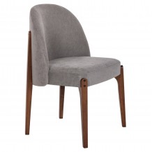 ΚΑΡΕΚΛΑ ΤΡΑΠΕΖΑΡΙΑΣ RAMMER HM9744 01 RUBBERWOOD ΣΕ ΚΑΡΥΔΙ-ΓΚΡΙ ΥΦΑΣΜΑ 57x55x86Υεκ SET 2τμχ c488693