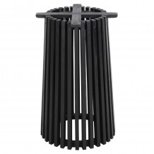 ΒΑΣΗ ΤΡΑΠΕΖΙΟΥ ΕΣΩΤ ΧΩΡΟΥ ΣΤΡΟΓΓΥΛΗ FRANTZ HM9459 12 MINDI ΞΥΛΟ ΣΕ ΜΑΥΡΟ ΧΡΩΜΑ Φ60x74Yεκ c488695