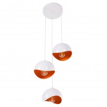 ΦΩΤΙΣΤΙΚΟ ΟΡΟΦΗΣ 3-ΦΩΤΟ HM4166 02 ΜΕΤΑΛΛΙΚΕΣ ΣΦΑΙΡΕΣ ΛΕΥΚΟ-ΠΟΡΤΟΚΑΛΙ Φ20x112Υ c488718