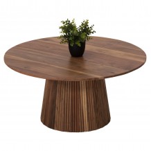 ΤΡΑΠΕΖΙ ΣΑΛΟΝΙΟΥ ΣΤΡΟΓΓΥΛΟ GROOT HM9697 ΜΑΣΙΦ ΑΚΑΚΙΑ ΦΥΣΙΚΟ ΧΡΩΜΑ Φ80x48Υεκ c488736