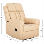 ΠΟΛΥΘΡΟΝΑ ΜΑΣΑΖ HAPPER HM9785 13 ΕΚΡΟΥ PU 76x94x102Υ εκ c488743