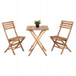 ΣΕΤ 3ΤΜΧ ΕΞΩΤ ΧΩΡΟΥ ΠΤΥΣΣΟΜΕΝΟ KENDYR HM9907 ΜΑΣΙΦ TEAK ΞΥΛΟ-ΦΥΣΙΚΟ 46x50x88 5Υ c488765