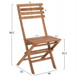 ΣΕΤ 3ΤΜΧ ΕΞΩΤ ΧΩΡΟΥ ΠΤΥΣΣΟΜΕΝΟ KENDYR HM9907 ΜΑΣΙΦ TEAK ΞΥΛΟ-ΦΥΣΙΚΟ 46x50x88 5Υ c488765