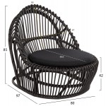 ΠΟΛΥΘΡΟΝΑ ENTROPY HM9840 03 ΦΥΣΙΚΟ RATTAN ΜΕ ΜΑΞΙΛΑΡΙ-ΜΑΥΡΟ 80x97x85Υεκ c488800